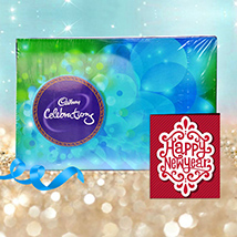New Year Card with Cadbury Celebration