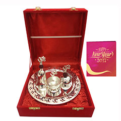 Stunning Silver Thali 