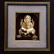 Ganpati Pure Gold Frame - Mini