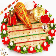 Cane Pooja Thali