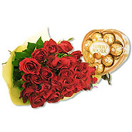 Roses N Heart Rocher